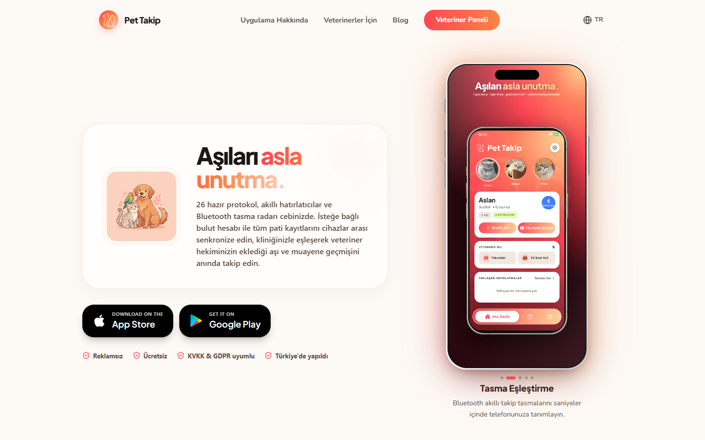 Pet Takip Web Sitesi